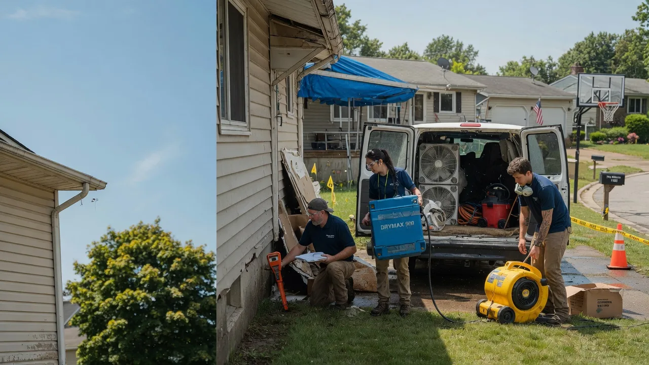 Ceiling Leak Cleanup in De Kalb Junction, NY near me
